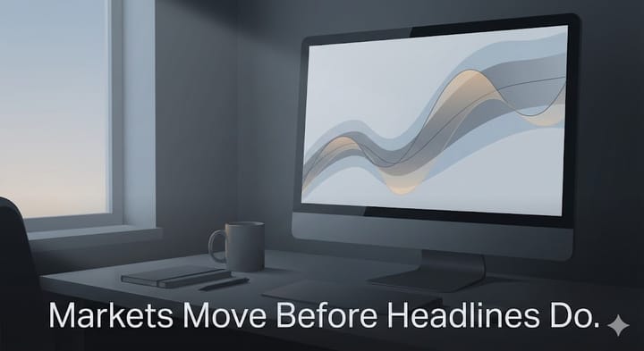 The Market Moves Before You Notice